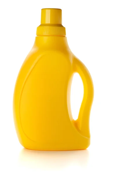 Butelka żółty — Zdjęcie stockowe