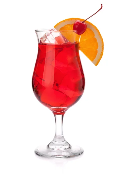 Rode tropische cocktail — Stockfoto