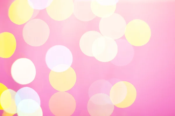 Анотація Сонячного Боке Рожевому Фоні — стокове фото