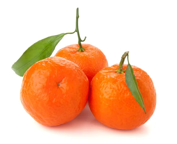 Tres mandarinas maduras — Foto de Stock