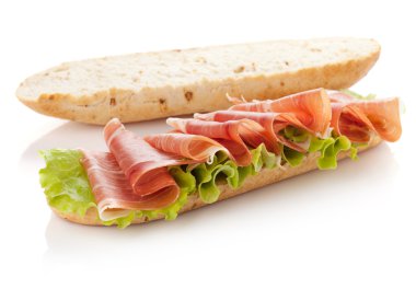 Sandwich preparation clipart