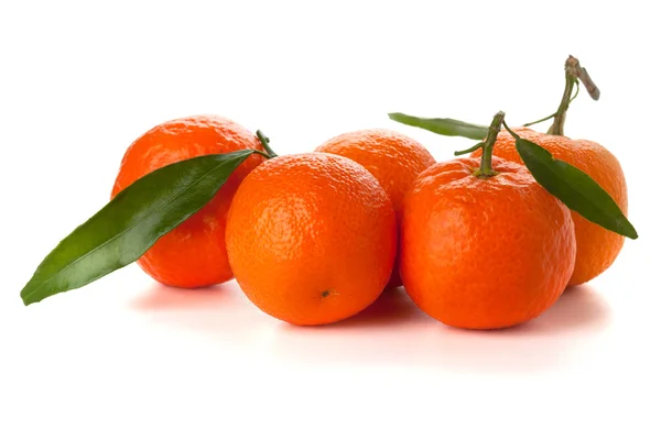 Five ripe tangerines — Stock Photo, Image