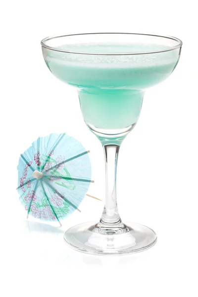 Blå tropisk cocktail — Stockfoto