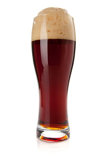 stock image Dark beer glass