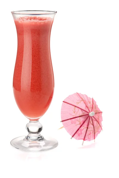 Röd tropisk cocktail — Stockfoto