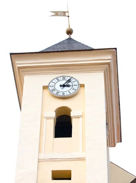 Antigua torre con un reloj —  Fotos de Stock