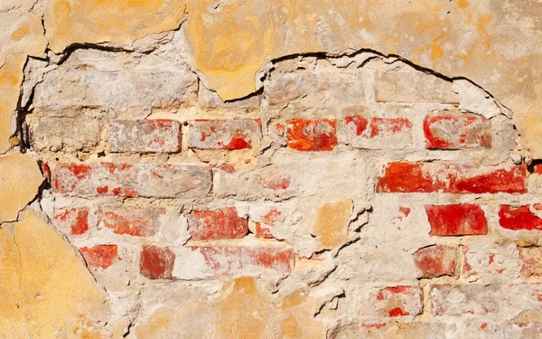 Staré grungy cihlová zeď na pozadí — Stock fotografie