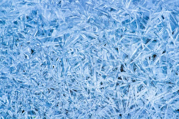 Ice crystals pattern — Stock Photo, Image