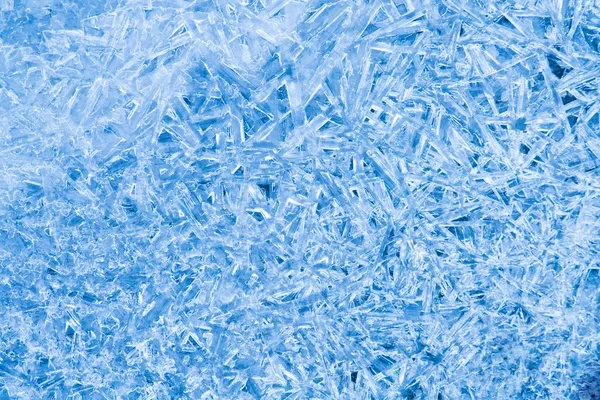 Buz kristalleri doku arka plan — Stockfoto