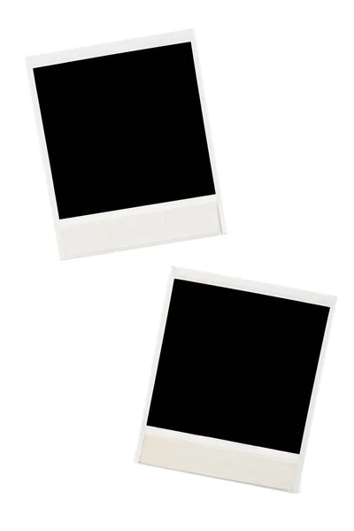 Blanco fotolijsten geïsoleerd op witte achtergrond — Stockfoto