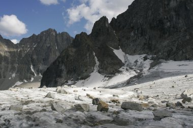 buz kitlesi. Transbaikalia.