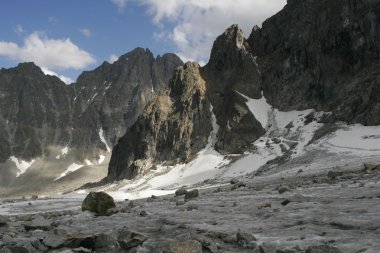 buz kitlesi. Transbaikalia.