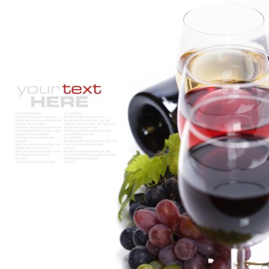 Wine composition clipart