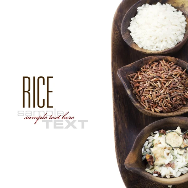 Разнообразие риса — стоковое фото