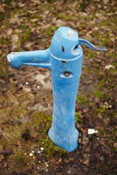 古董手动控制水泵 — 图库照片