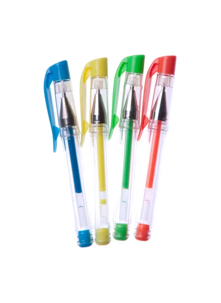 Kolorowe długopisy — Zdjęcie stockowe