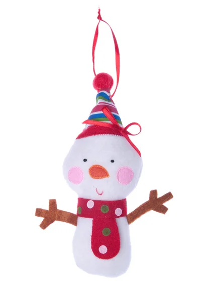 Sneeuwpop decoratie — Stockfoto