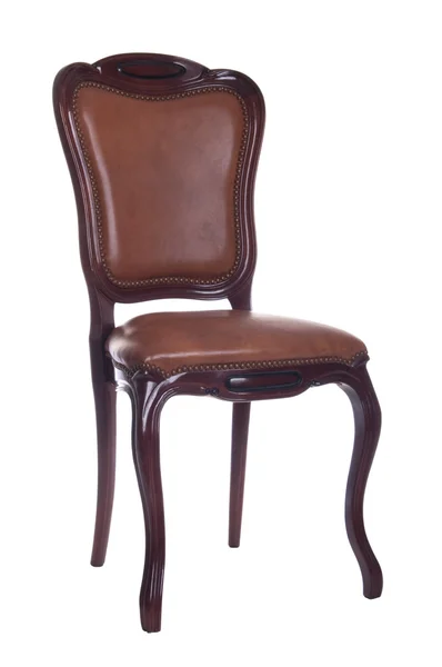Krzesło skórzane — Zdjęcie stockowe