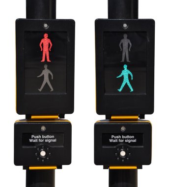 Pedestrian traffic lights clipart