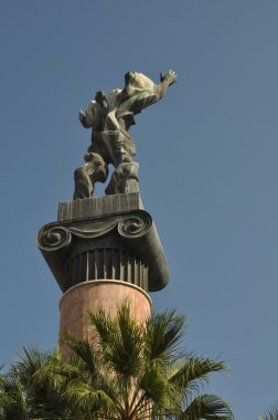 puerto banus, İspanya La victoria ya da zafer heykeli