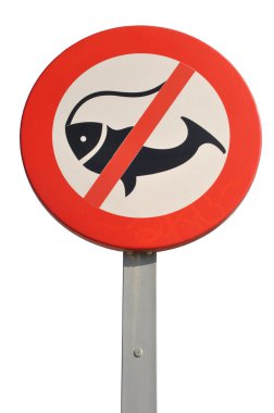 No fishing sign clipart