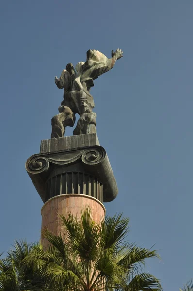 Victoria Statue Victoire Puerto Banus Espagne — Photo