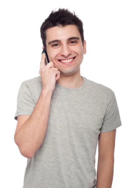 Casual man op de telefoon — Stockfoto