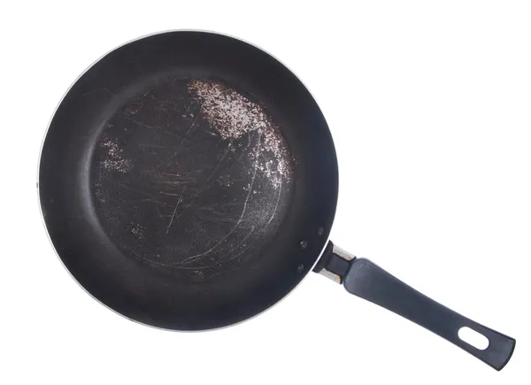 Dirty frying pan — Stock Photo, Image