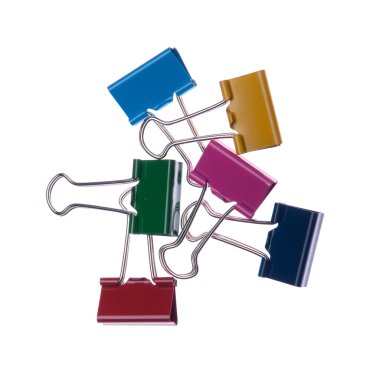 Binder clips clipart