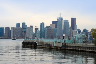 Ward's Island pier, Toronto clipart