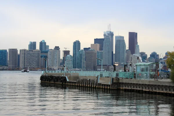 Ward's Island pier, Toronto — Stockfoto