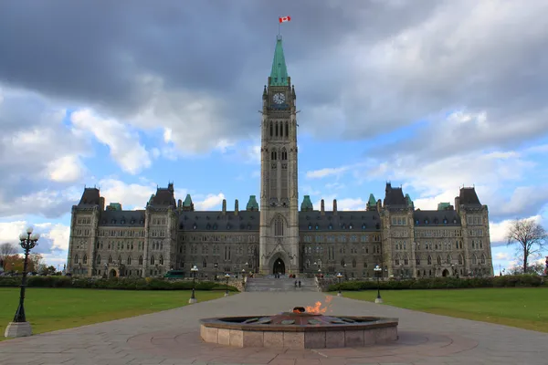 Парламент в Оттаві, Канада — стокове фото
