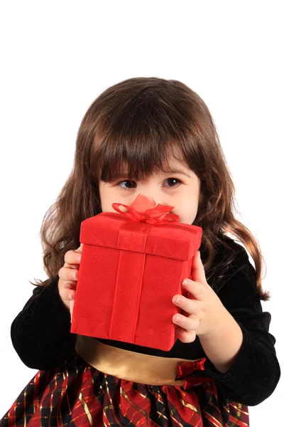 stock image Little girl christmas