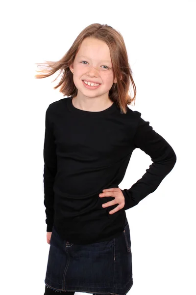 Pretty Ten year old girl — Stock Photo, Image