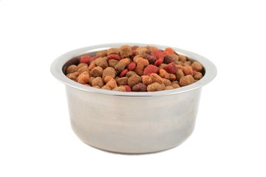 Bowl of dogfood clipart