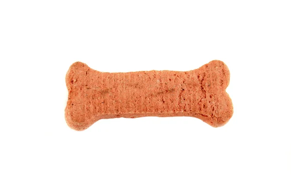 Elszigetelt kutya keksz — Stock Fotó