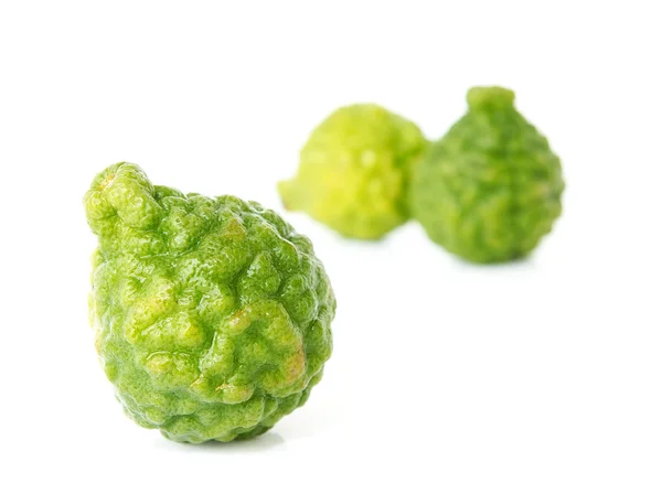 Färsk grön lime. kafir — Stockfoto