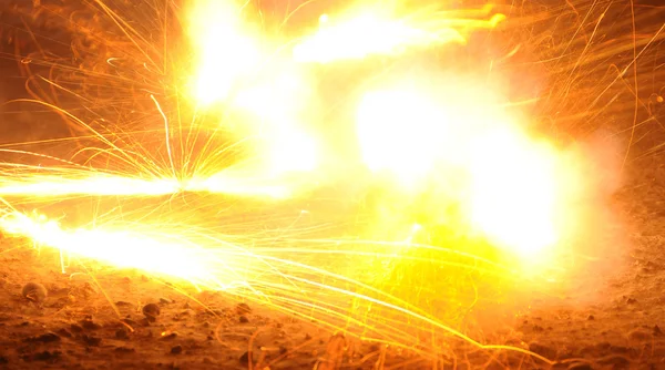 Explosion Feuer Flamme — Stockfoto