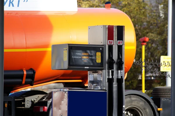 Fuel crane gaz station — Stock Photo, Image