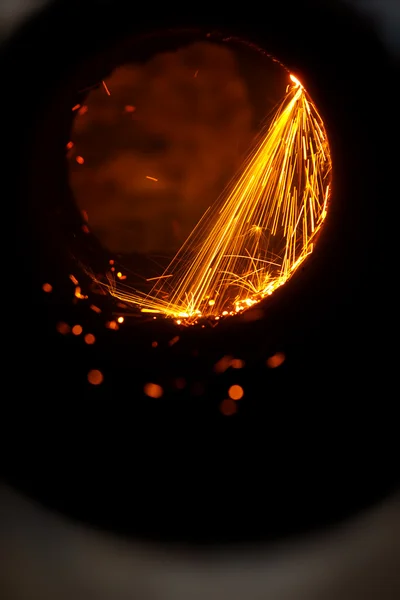 Режущий металлический газовый резак — стоковое фото