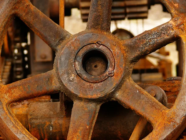 Wheel Iron Old Rusty Stock Image