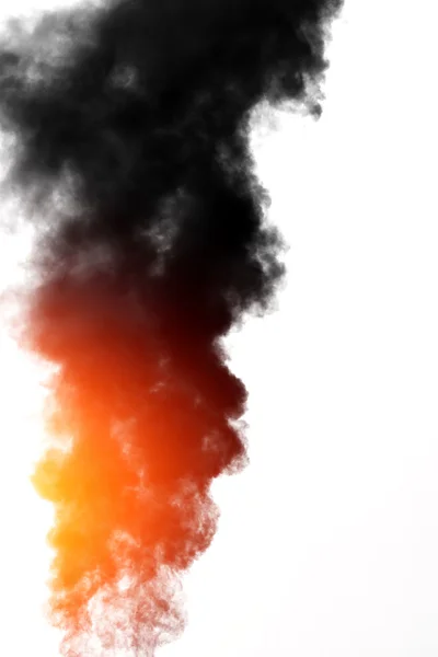 Brandkatastrophe durch Rauch — Stockfoto