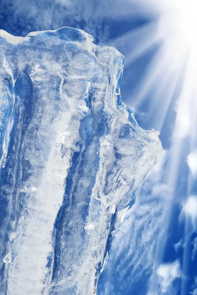 얼음 하늘 구름 빙산 — 스톡 사진
