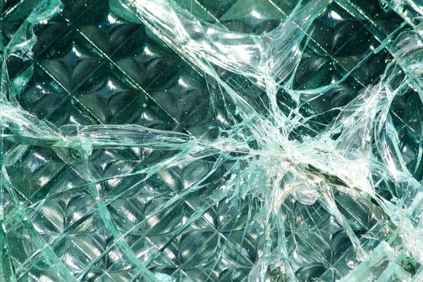 裂纹玻璃碎背景 — 图库照片