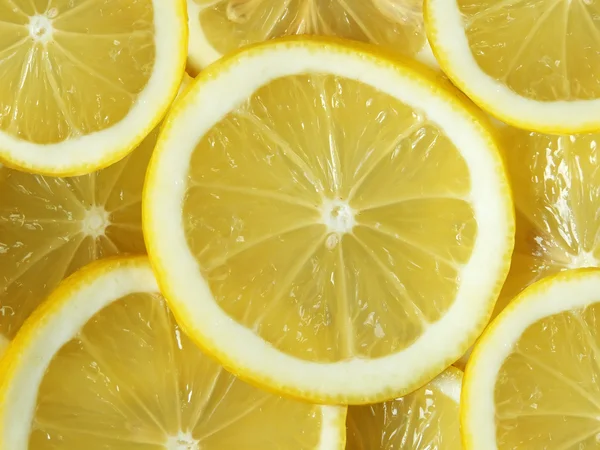 Segmentos de limones de frutas —  Fotos de Stock
