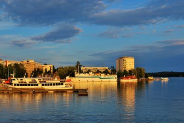 Savonlinna gün batımında