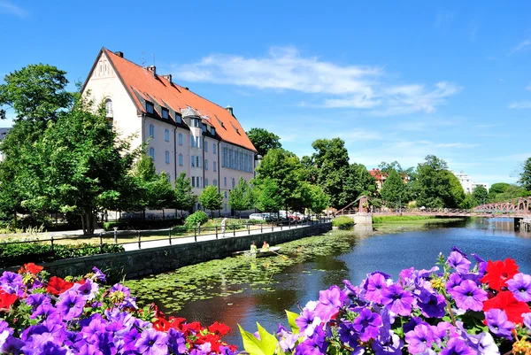 Flowering Uppsala. Sweden — Stock Photo, Image