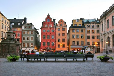 Stockholm. Old square Stor Torget clipart