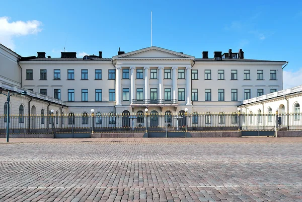 콩와 식물 장식 수건Helsinki. elnök palace헬싱키입니다. 대통령 궁전 — 스톡 사진