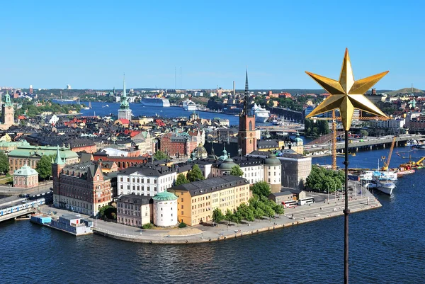 Vista de Estocolmo — Fotografia de Stock